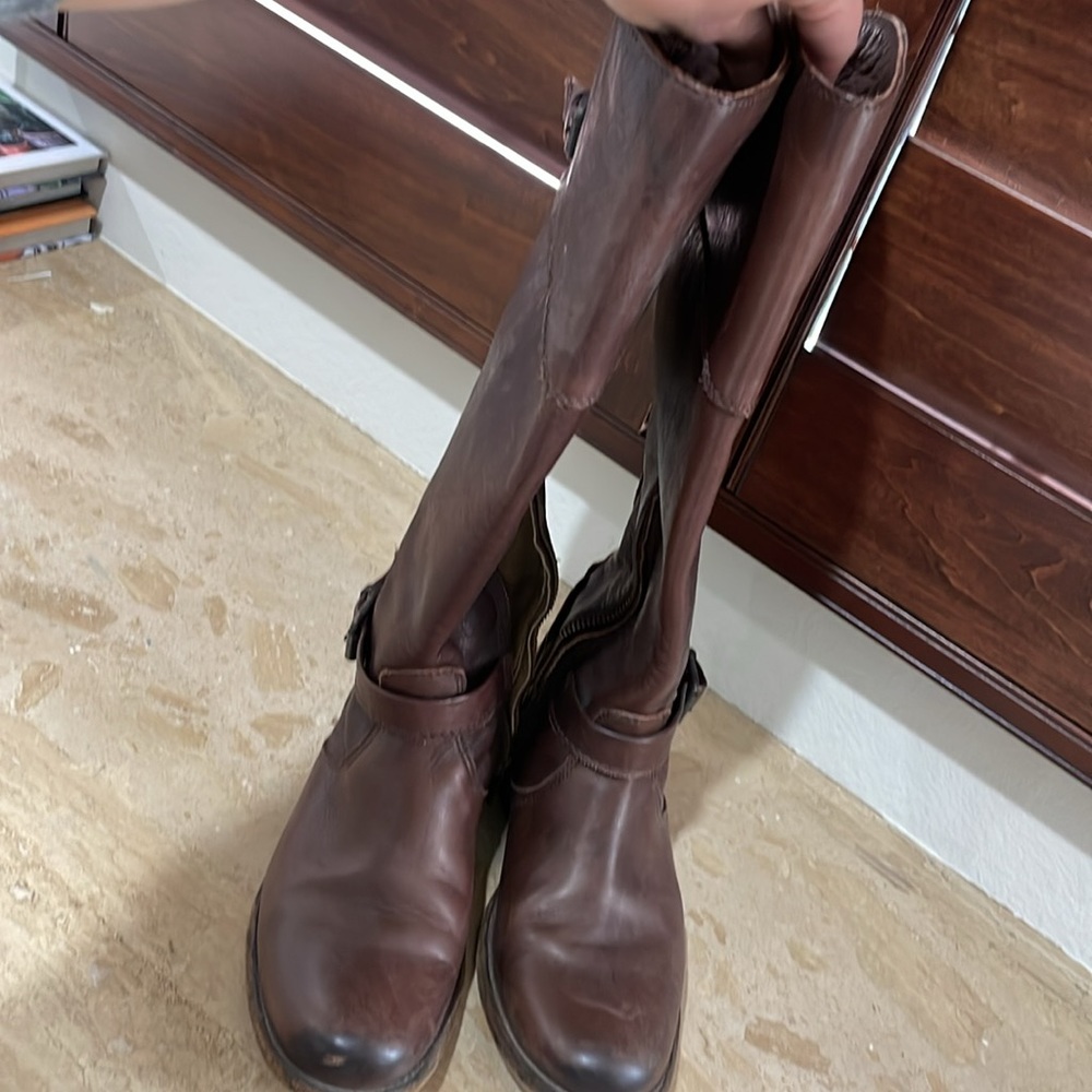 Frye Riding Boots Extended Calf - Picture 4 of 9